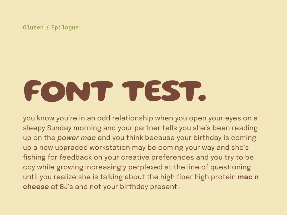 Font Test