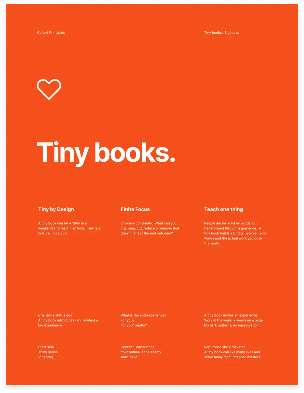 Tiny books.