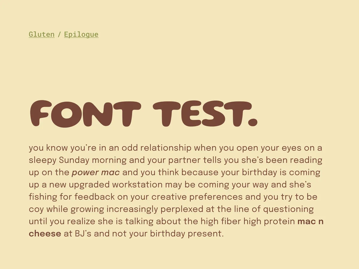 Font Test