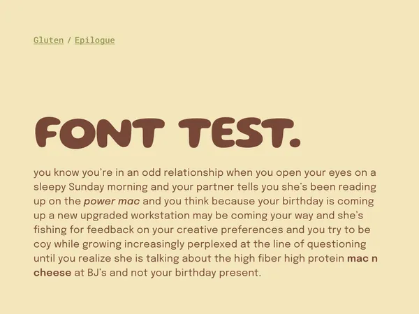 Font Test