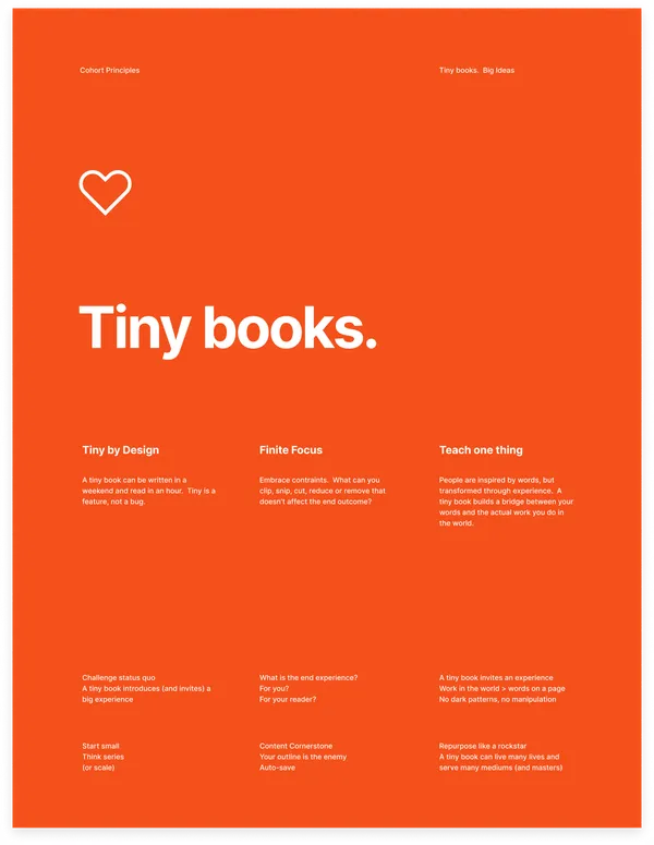 Tiny books.